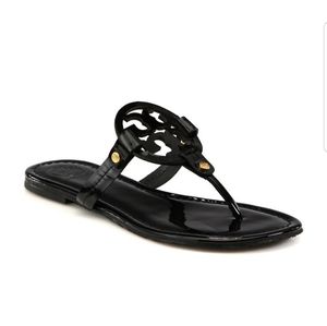 Tory Burch miller patent leather thong sandal